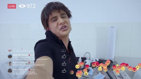 Alex Nicolas, cel mai tare live pe Facebook, direct de la morgă!