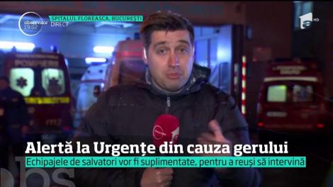 Alertă la Urgențe din cauza gerului! Echipajele de salvatori vor fi suplimentare, pentru a reuși să intervină