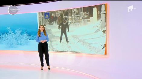 Cod portocaliu de ninsori şi vânt puternic, valabil pentru 12 judeţe din sudul ţării