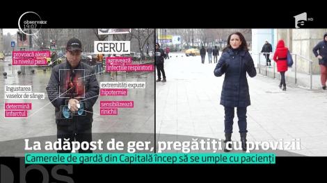 Din cauza gerului, oamenii de la sate și-au făcut provizii pentru toată săptămâna