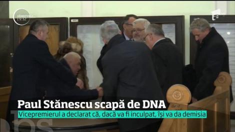 Vicepremierul României, Paul Stănescu, scapă de DNA