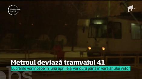 Veste proastă! Tramvaiul 41 a fost deviat de pe traseul normal. Pe ce rută vor putea circula călătorii