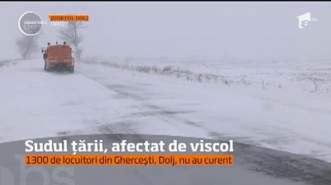 Din cauza viscolului puternic, mai multe drumuri din Teleorman au fost închise