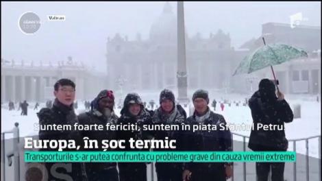 Valul de aer rece siberian s-a întins peste aproape toată Europa