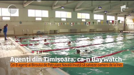 8 agenţi de la Biroul de Patrulare Navală din Timişoara vor să ajungă la nivelul salvamarilor din "Baywatch"