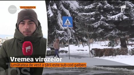 Vremea virozelor. Jumătate de vest a țării este sub cod galben