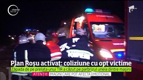 Planul roşu de intervenţie pe o şosea din Vaslui