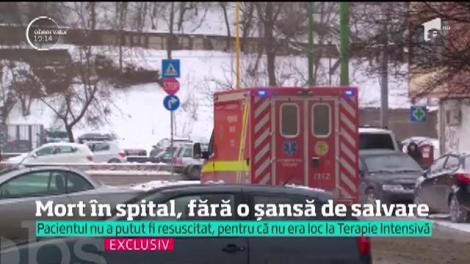 A murit pentru că a fost pacientul cu numărul 21 într-un spital cu doar 20 de locuri la Terapie Intensivă!