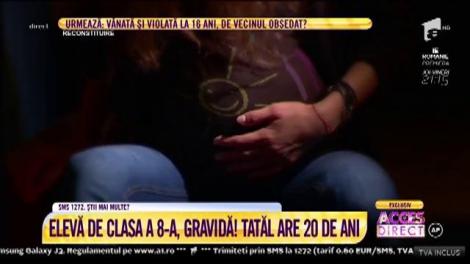 Gravidă la doar 14 ani, cu un bărbat de 20 de ani! Culmea, familia copile îl consideră un iubit perfect pentru cea mică!