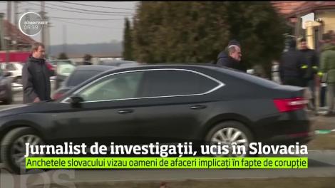 Un jurnalist de investigaţii şi iubita sa au fost împuşcaţi mortal în locuinţa lor de la periferia capitalei