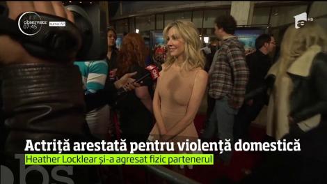 Actriţa Heather Locklear cunoscută pentru rolul din serialul "Melrose Place" a fost arestată pentru violenţă domestică