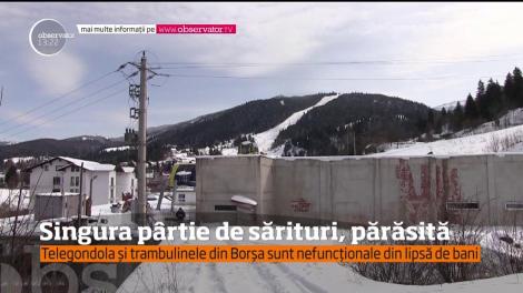 Singura pârtie naturală cu trambuline pentru sărituri cu schiurile din Europa este în România, la Borşa!