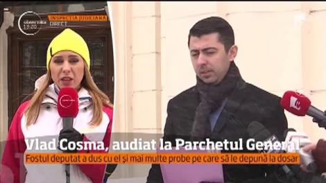 Vlad Cosma, audiat la Parchetul General