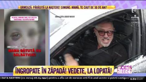 "Hai, afară, la zăpadă!". Viorica şi Ioniţă de la Clejani au ieșit să dea la lopată, de frica hoților: "Nu mai bag pe nimeni în curte. Nu e bine și e scump"