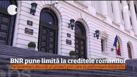Banca Națională a României pune limită la creditele românilor