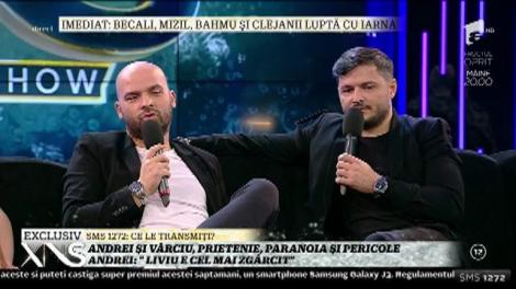 Liviu Vârciu şi Andrei Ştefănescu, doi prieteni puși pe glume: ”Doamne, dacă puteam să fac dragoste cu Andrei, cred că eram cei mai fericiți”