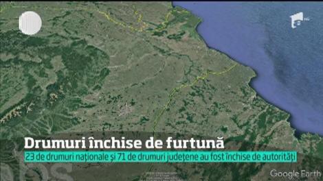 Drumuri închise de furtună! Din cauza viscolului, autostrăzile A2 și A4 a u fost închise circulației