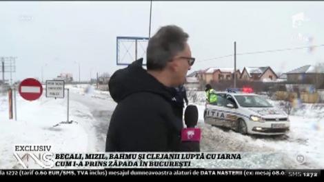 Becali, Mizil, Bahmu și Clejanii luptă cu iarna. Cum i-a prins zăpada în București