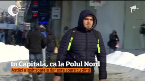 Gerul cumplit a cuprins şi Capitala