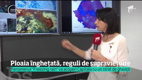 Adio, primăvară! Ne pregătim pentru ce e mai rău. Fenomenul "Freezing rain" va acoperi Capitala cu un strat de gheață