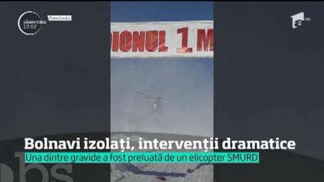 Localităţi izolate, în sud-estul țării, din cauza viscolului