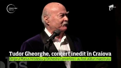 Concert extraordinar al maestrului Tudor Gheorghe pe scena Teatrului Naţional "Marin Sorescu" din Craiova