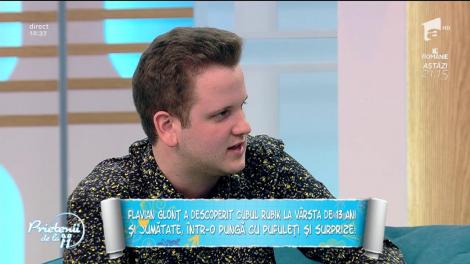 Flavian Glonţ, maestrul cubului Rubik de la iUmor, a prezentat un număr nou la "Prietenii de la 11"! Ne era dor de el!