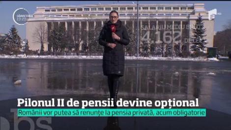 Pilonul II de pensii devine opțional