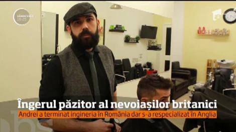 Un român, îngerul păzitor al sărmanilor din Marea Britanie! Îi tunde gratis: "Avem de învățat de la oamenii fără adăpost"