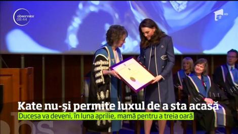 Ducesa de Cambridge. are cel mai aglomerat &icirc;nceput de an de c&acirc;nd a devenit soţia prinţului William al Marii Britanii