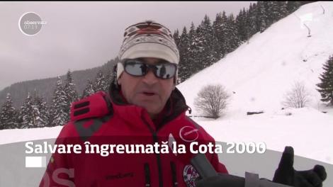 Intervenţie dificilă a salvamontiştilor din Sinaia pentru recuperarea unui turist rătăcit la Cota 2000