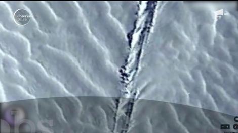 OZN surprins pe Google Earth, în apropiere de Antarctica!