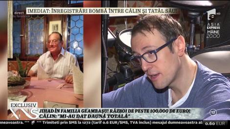 Jihad în familia Geambaşu! Război de peste 100.000 de euro! Călin: "Mi-au dat daună totală"