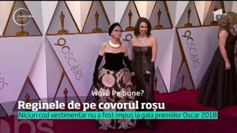 Strălucire pe covorul roșu! Actrițele au renunțat la rochiile negre la decernarea Oscarurilor