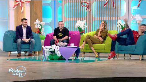 Leonard Doroftei a spus cel mai tare banc despre femei! S-a lăsat cu lacrimi de râs la emisiunea „Prietenii de la 11”!