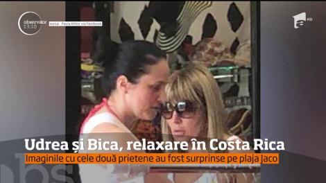 Elena Udrea şi Alina Bica se relaxează la o terasă din Costa Rica