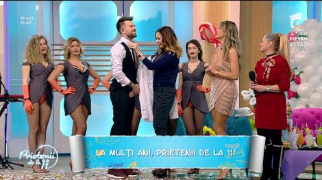 La un an de emisiune, Florin Ristei și Diana Munteanu primesc urări din partea Adinei Buzatu și Marianei Cojocaru