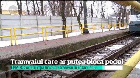 Tramvaiul care ar putea bloca pasajul Domneşti