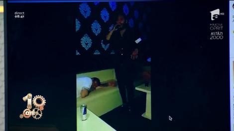 Smiley News. Doarme dus, dar nu de la oboseală! Dani Mocanu, show pe manele la capul unui somnoros