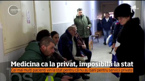 Medicina ca la privat, imposibilă la stat