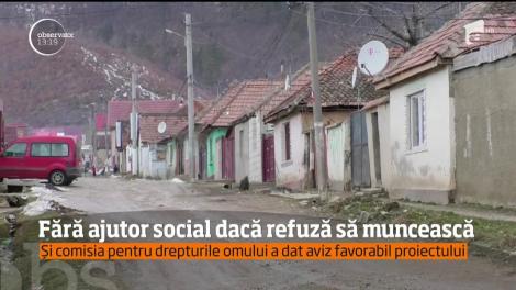Cei care vor refuza un loc de muncă vor rămâne fără ajutor social
