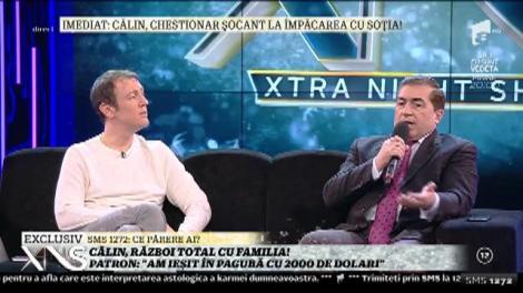 Scandal monstru între Călin Geambaşu și avocatul Ionașcu, în platoul Xtra Night Show: "Sunteți un exemplu negativ pentru neamul nostru"