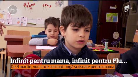 "Infinit pentru mama", cea mai lungă scrisoare de 8 Martie