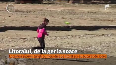 După două săptămâni de iarnă grea, litoralul îmbracă, în sfârşit, haine de primăvară!