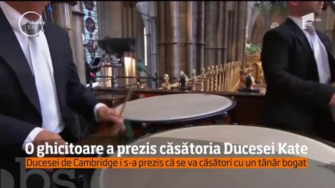 O ghicitoare a prezis căsătoria Ducesei Kate