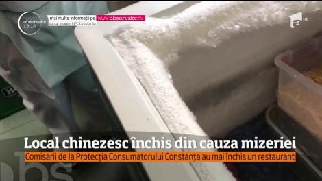 Încă un restaurant a fost închis din cauza mizeriei, în Constanţa. Decizia a fost luată de inspectorii OPC după o vizită într-un local chinezesc