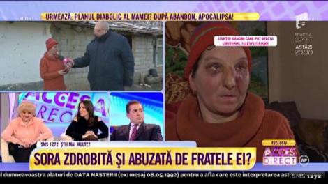 Povestea de groază a femeii care susține că trăiește în teroarea fratelui, în exclusivitate, la Acces Direct!