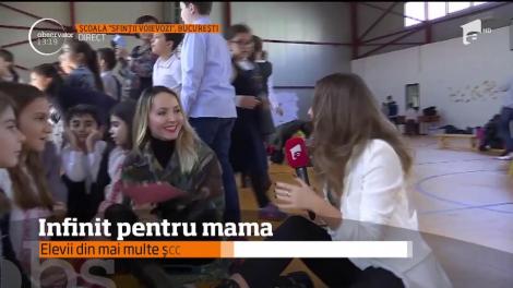 Elevii din mai multe școli au scris cea mai lungă scrisoare pentru mame