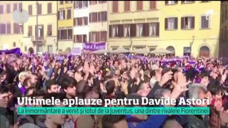 Mii de oameni şi-au luat adio de la Davide Astori, căpitanul Fiorentinei