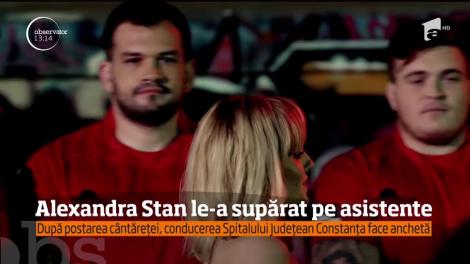 Anchetă la Spitalul Judeţean Constanţa, după ce Alexandra Stan s-a arătat şocată de condiţiile oferite pacienţilor